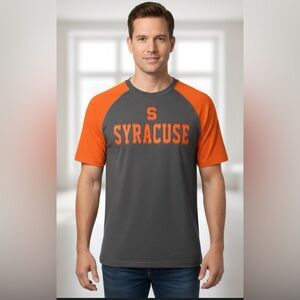 Syracuse University Campus Heritage Orange & Gray Tee Shirt Size Medium